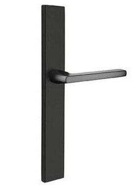 Emtek Helios Lever, Trim Size 1.5in x 11in Contemporary Modern Brass Trim Plate